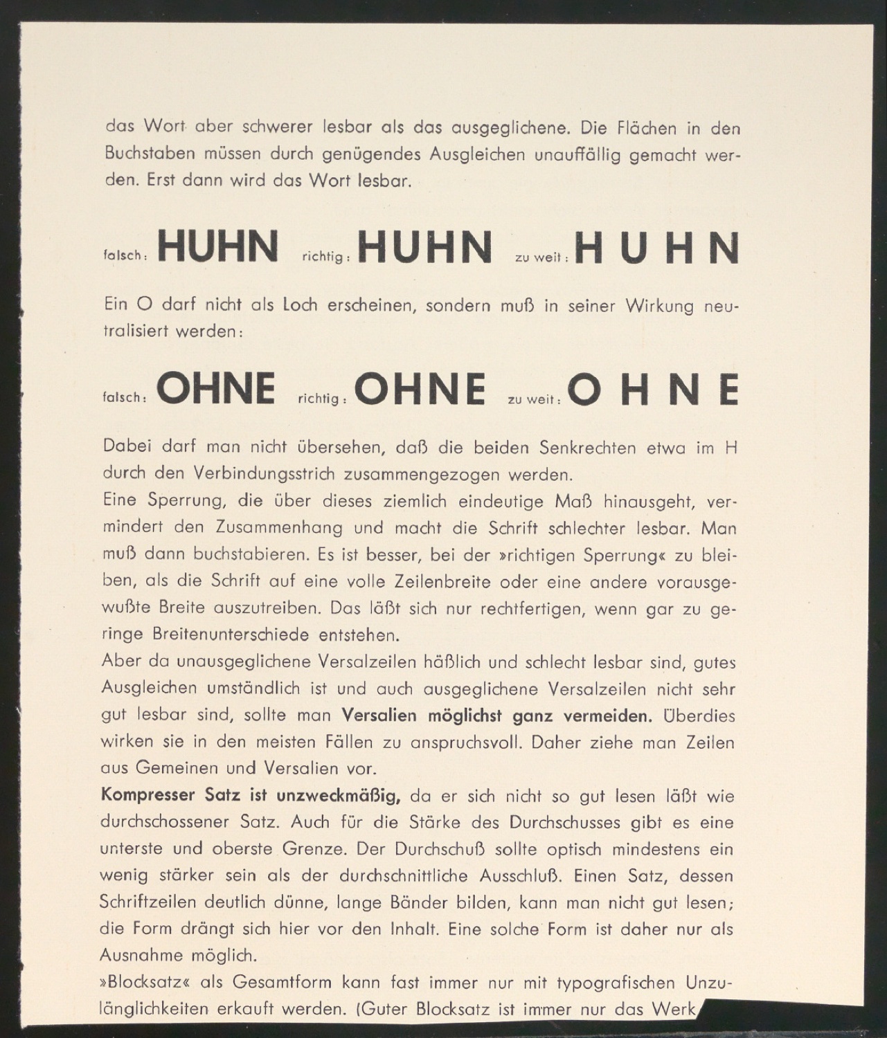 Arbeitsmaterial und Entwürfe für Typografische Entwurfstechnik — Blatt 126