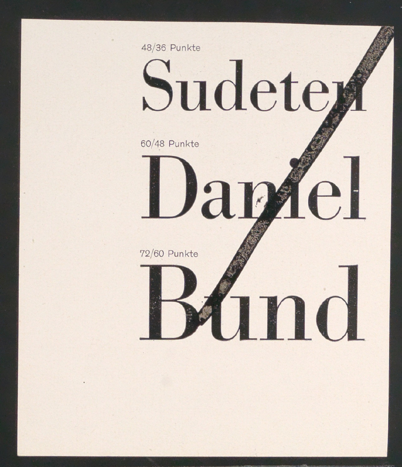 Arbeitsmaterial und Entwürfe für Typografische Entwurfstechnik — Blatt 127