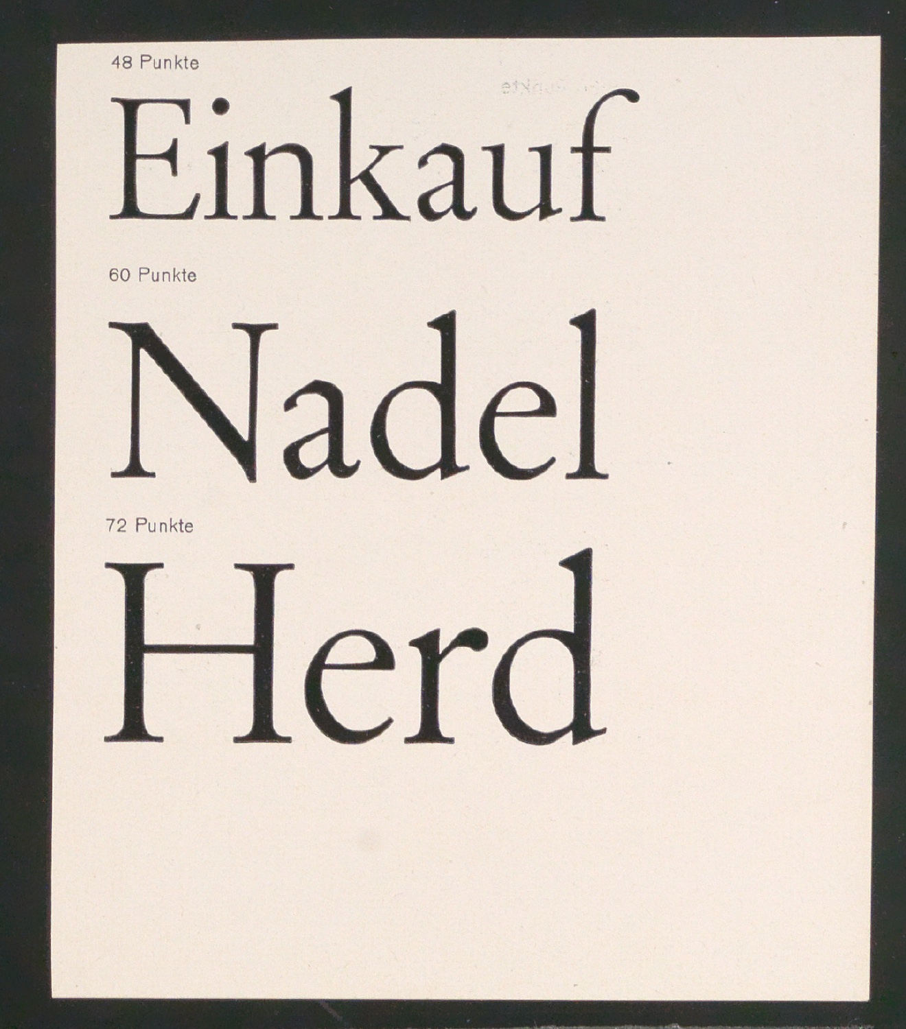 Arbeitsmaterial und Entwürfe für Typografische Entwurfstechnik — Blatt 128