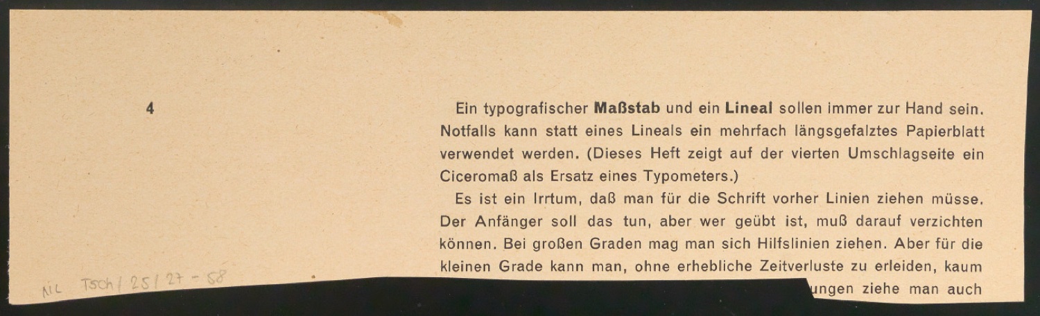 Arbeitsmaterial und Entwürfe für Typografische Entwurfstechnik — Blatt 134
