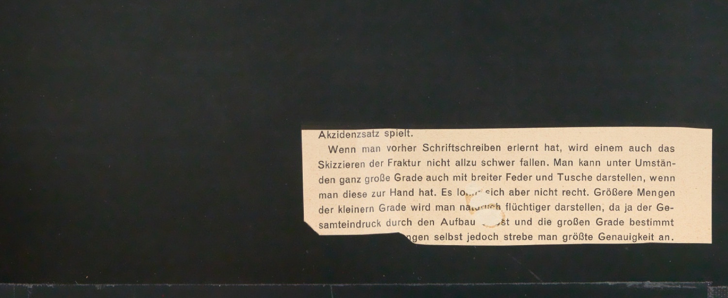 Arbeitsmaterial und Entwürfe für Typografische Entwurfstechnik — Blatt 143