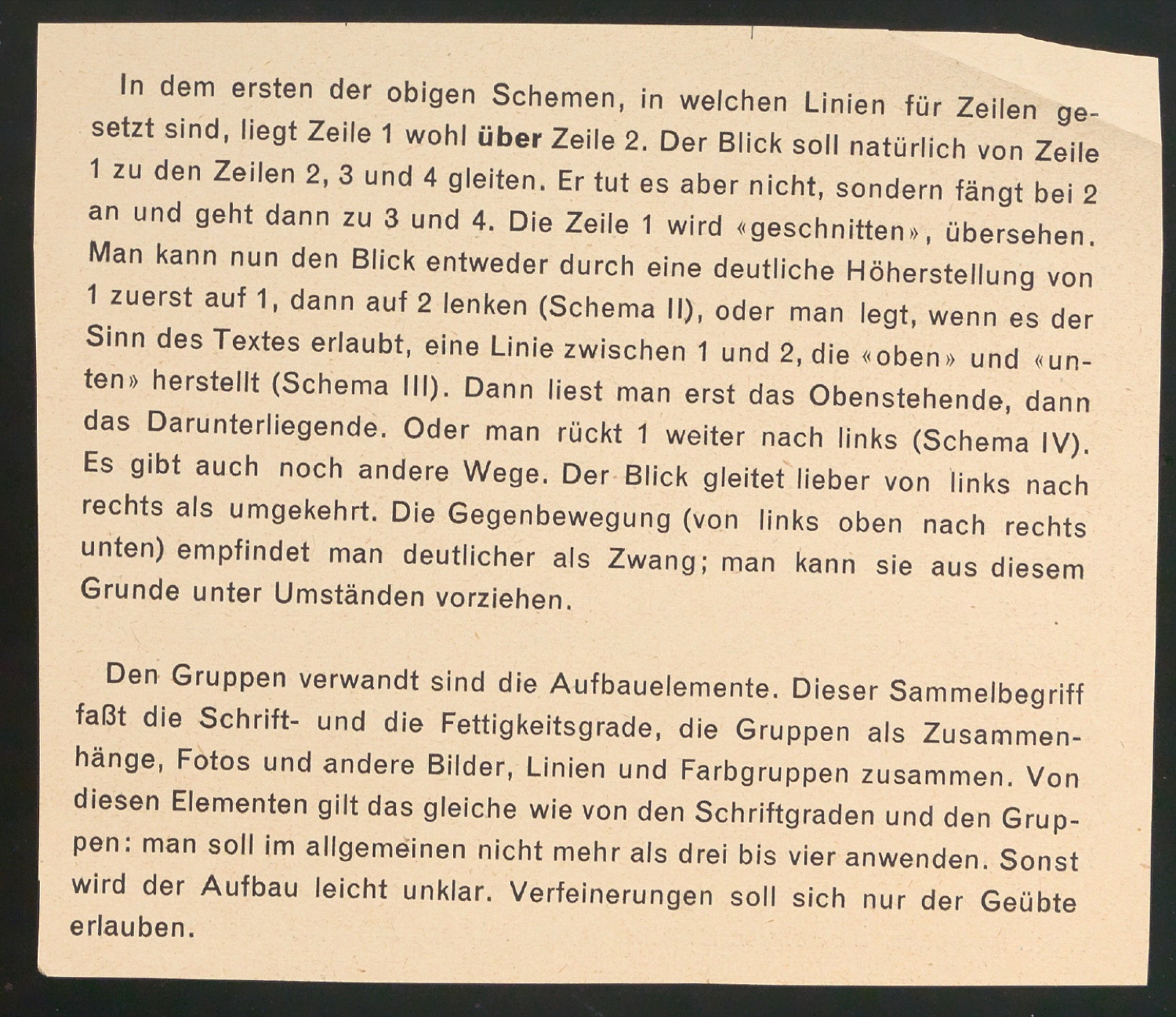 Arbeitsmaterial und Entwürfe für Typografische Entwurfstechnik — Blatt 145