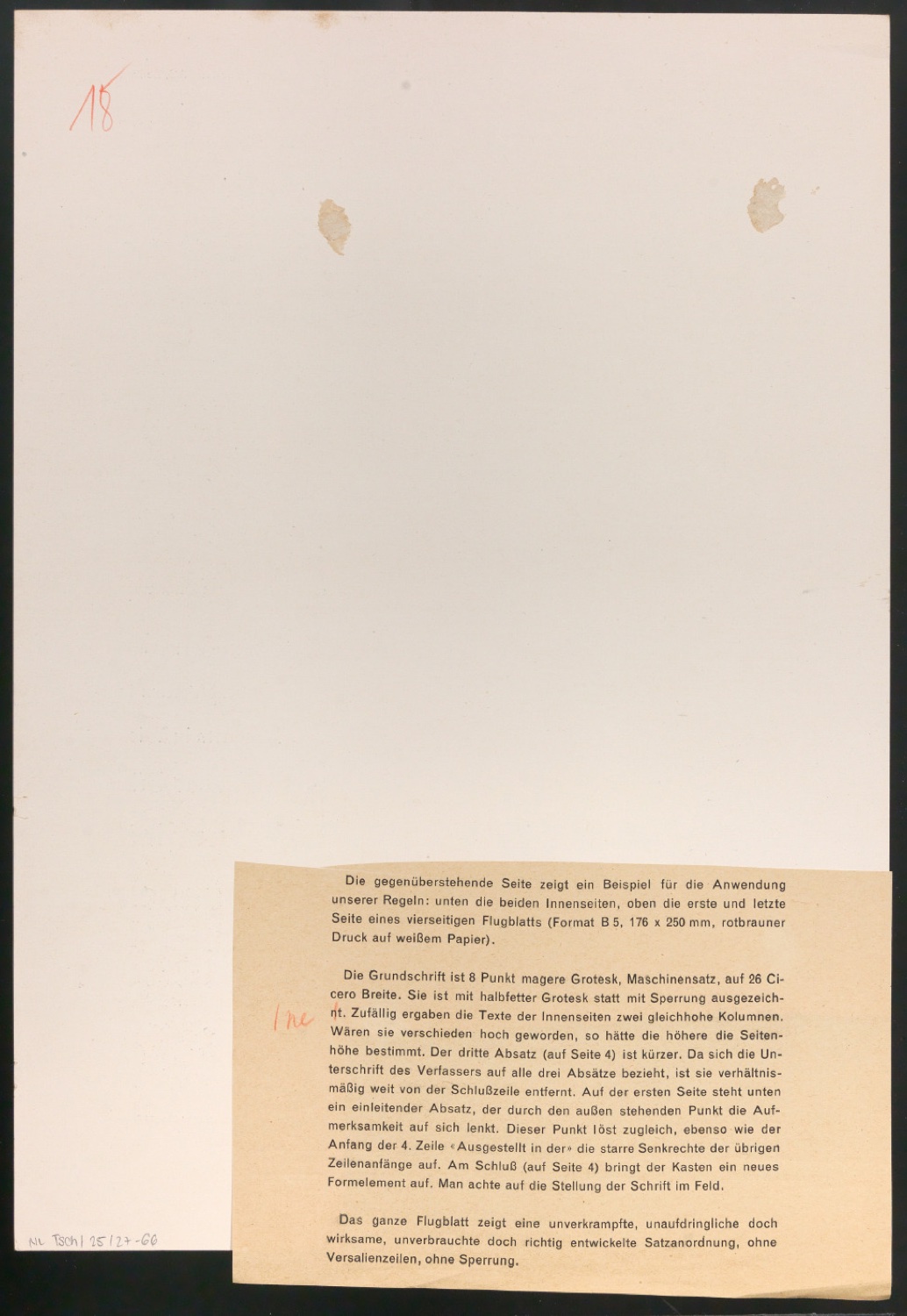 Arbeitsmaterial und Entwürfe für Typografische Entwurfstechnik — Blatt 150