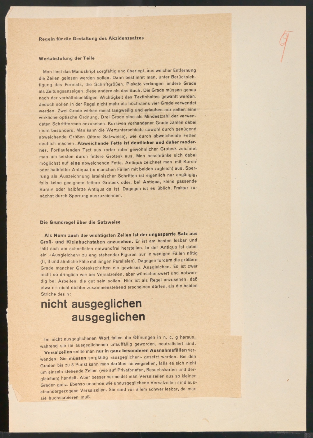 Arbeitsmaterial und Entwürfe für Typografische Entwurfstechnik — Blatt 153
