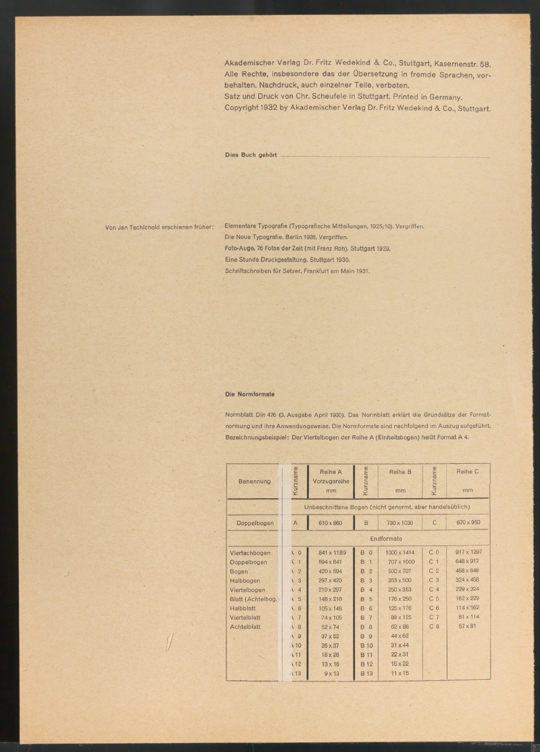 Arbeitsmaterial und Entwürfe für Typografische Entwurfstechnik — Blatt 161
