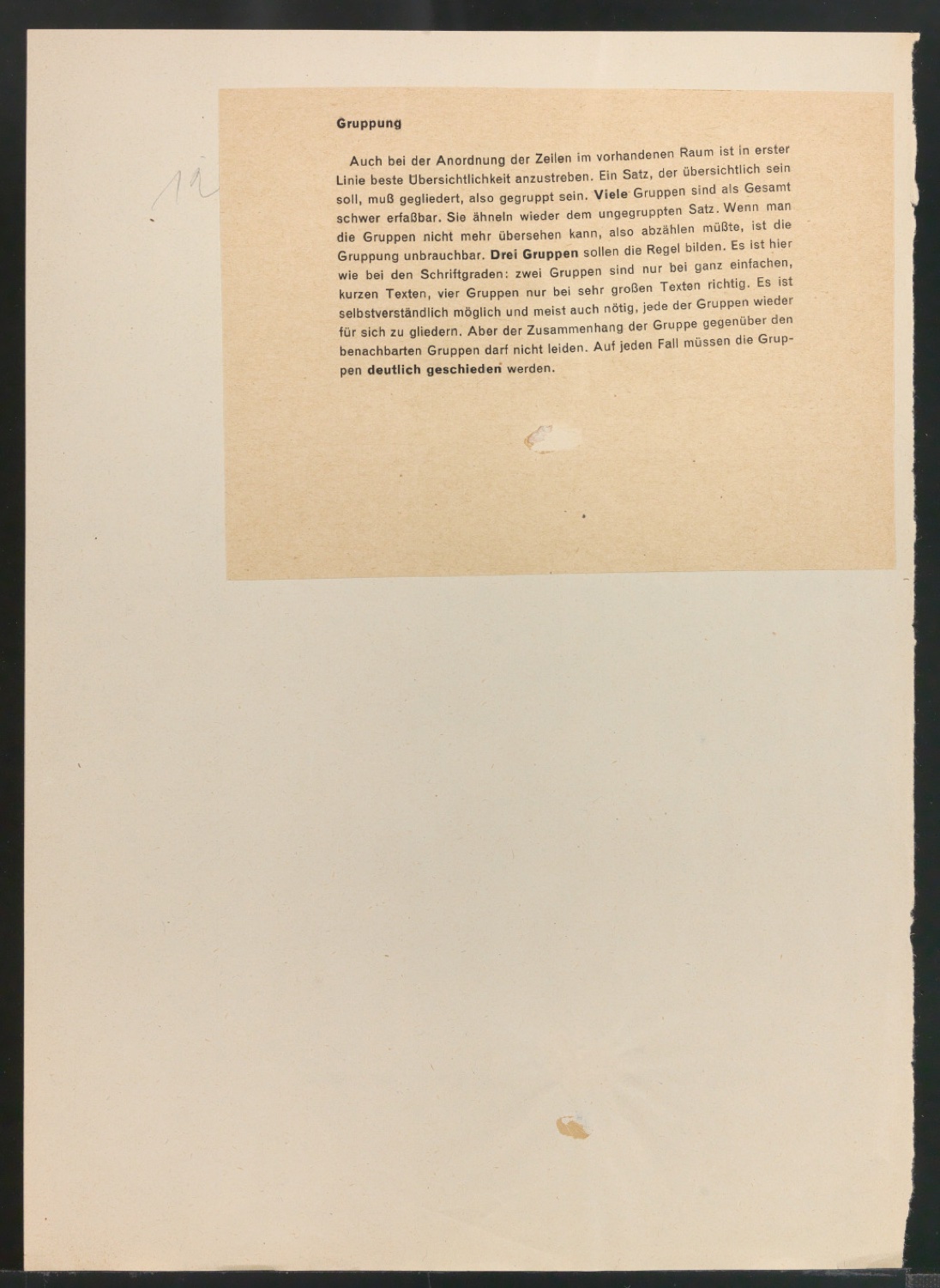 Arbeitsmaterial und Entwürfe für Typografische Entwurfstechnik — Blatt 174