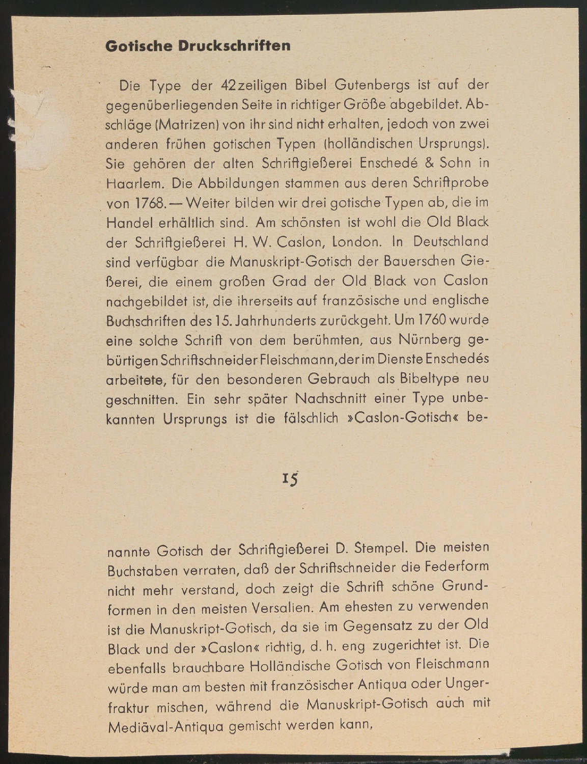 Fahnen und Klischeeabzüge für Schriftschreiben für Setzer — Blatt 3