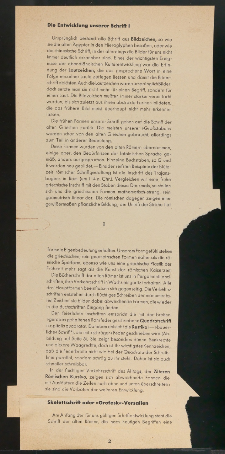 Fahnen und Klischeeabzüge für Schriftschreiben für Setzer — Blatt 27