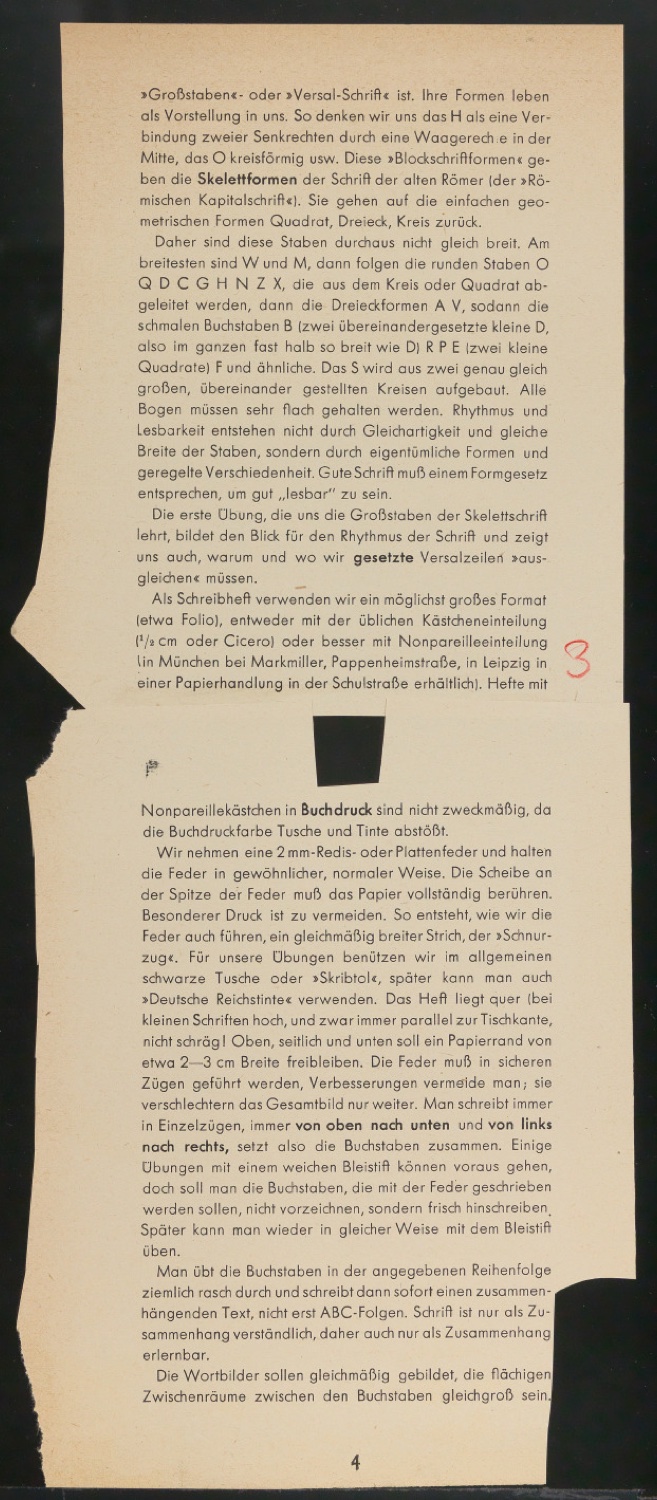 Fahnen und Klischeeabzüge für Schriftschreiben für Setzer — Blatt 31