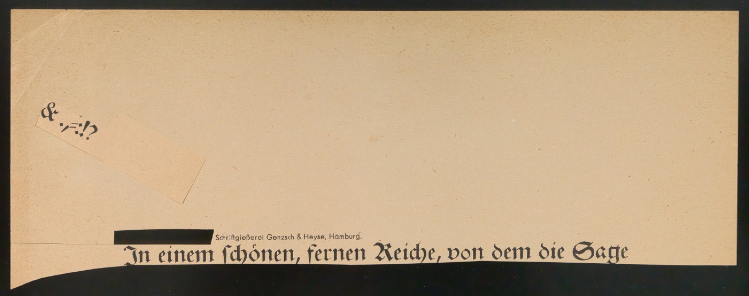 Fahnen und Klischeeabzüge für Schriftschreiben für Setzer — Blatt 45