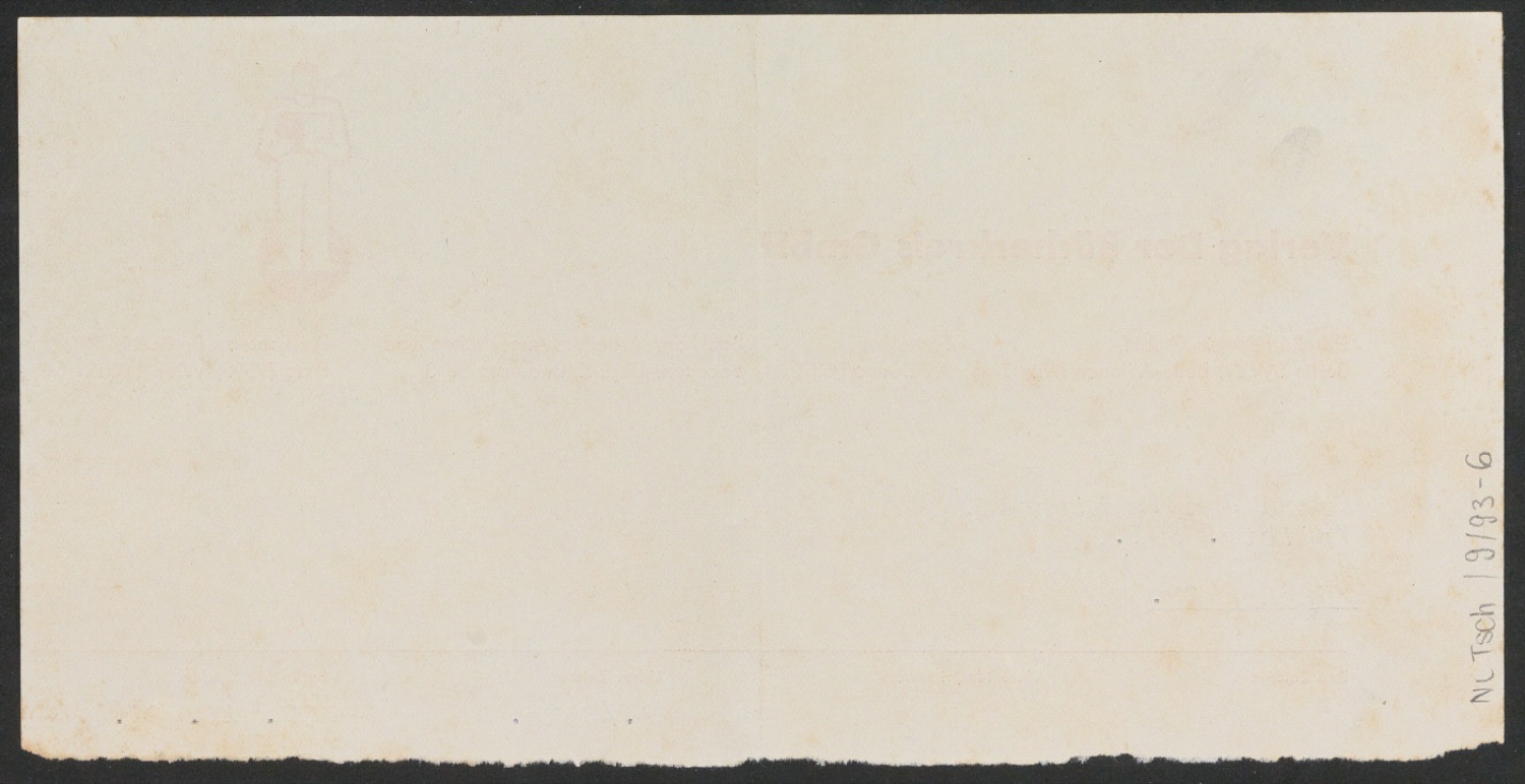 Sammlung von Briefumschlägen und Briefköpfen der Buchgemeinschaft Der Bücherkreis — Blatt 12