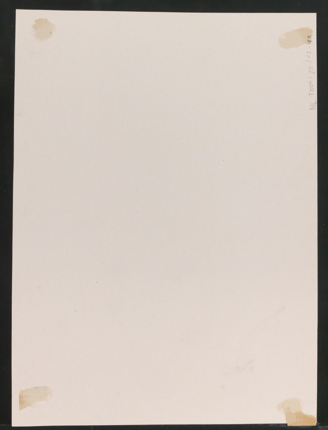 Mappe mit Probedrucken und Entwürfen für Schriftschreiben für Setzer — Blatt 45