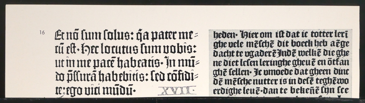 Mappe mit Probedrucken und Entwürfen für Schriftschreiben für Setzer — Blatt 56