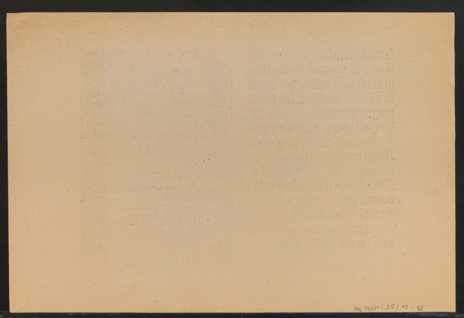 Mappe mit Probedrucken und Entwürfen für Schriftschreiben für Setzer — Blatt 59
