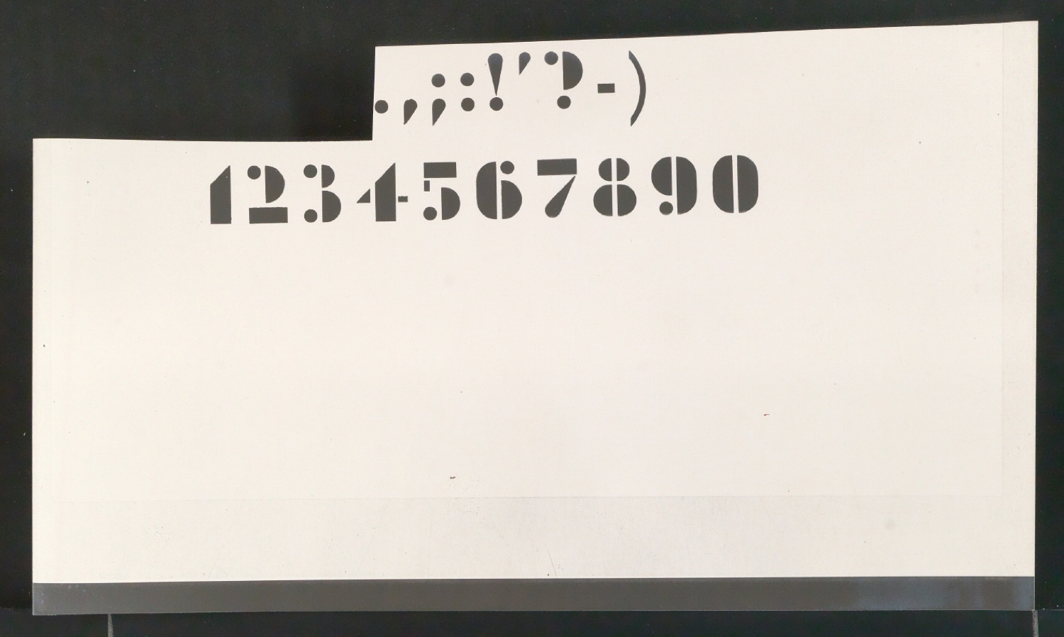 Reproduktionen und Klebeentwürfe der Transito — Blatt 3