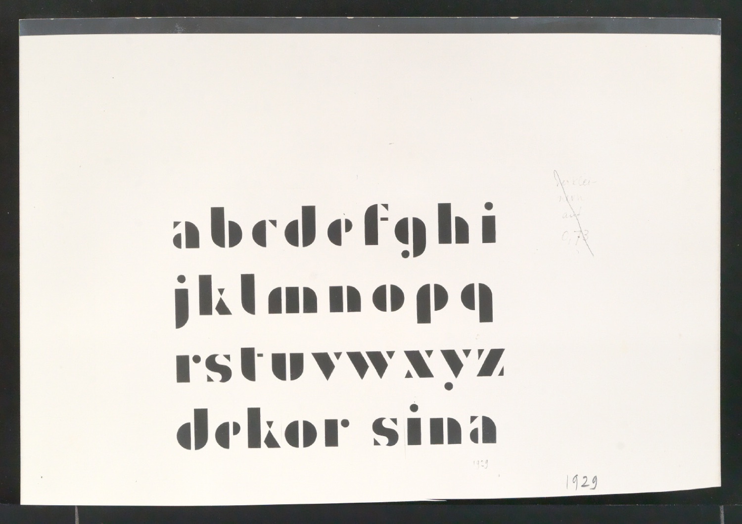 Reproduktionen und Klebeentwürfe der Transito — Blatt 9