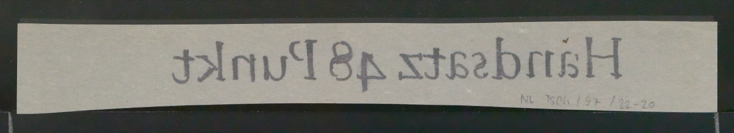 Entwurfszeichnungen verschiedener Schrifttypen — Blatt 4