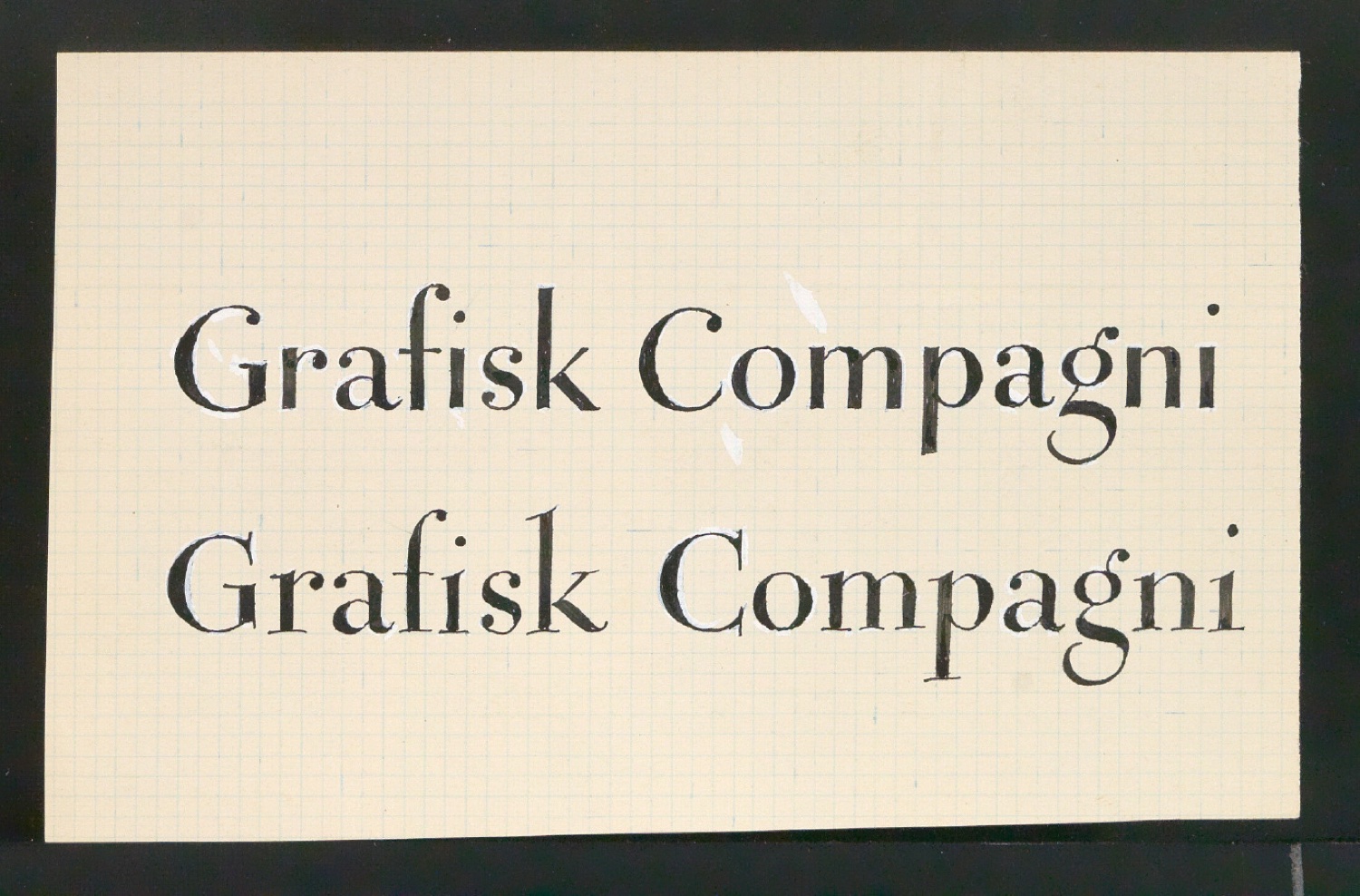 Entwurfszeichnungen verschiedener Schrifttypen — Blatt 55