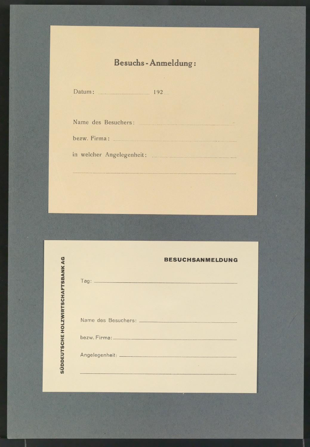 Montiertes Corporate Design für die Süddeutsche Holzwirtschaftsbank AG — Blatt 3