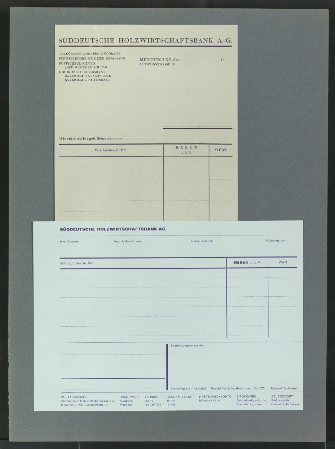 Montiertes Corporate Design für die Süddeutsche Holzwirtschaftsbank AG — Blatt 16