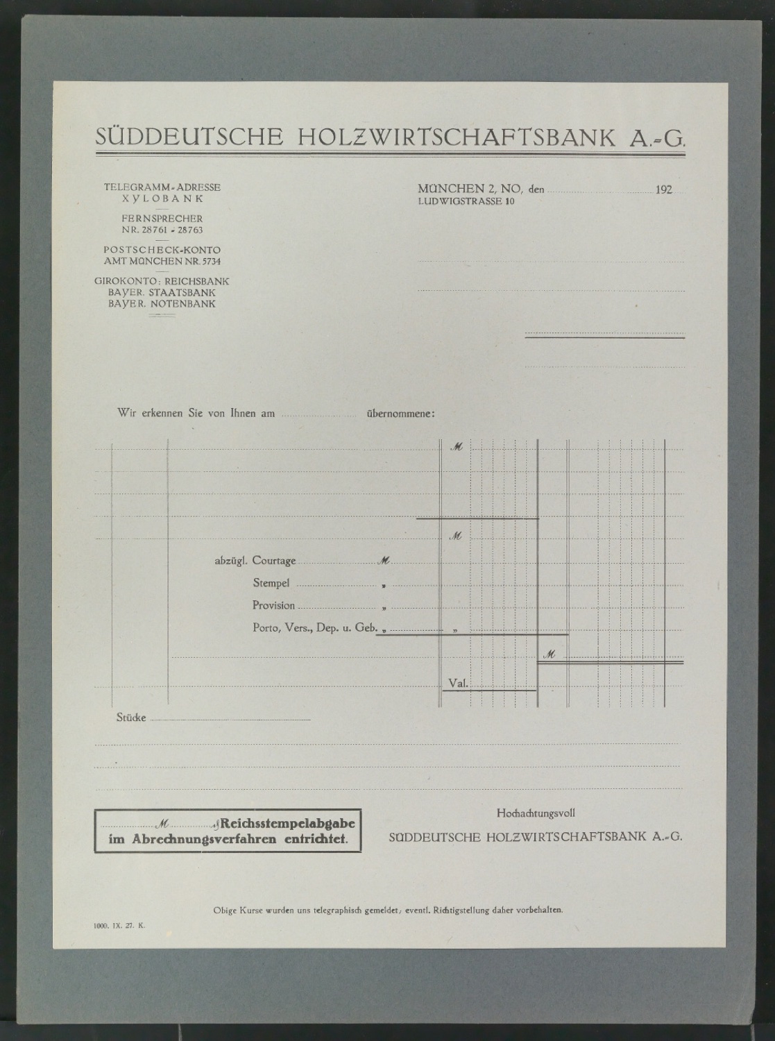 Montiertes Corporate Design für die Süddeutsche Holzwirtschaftsbank AG — Blatt 30