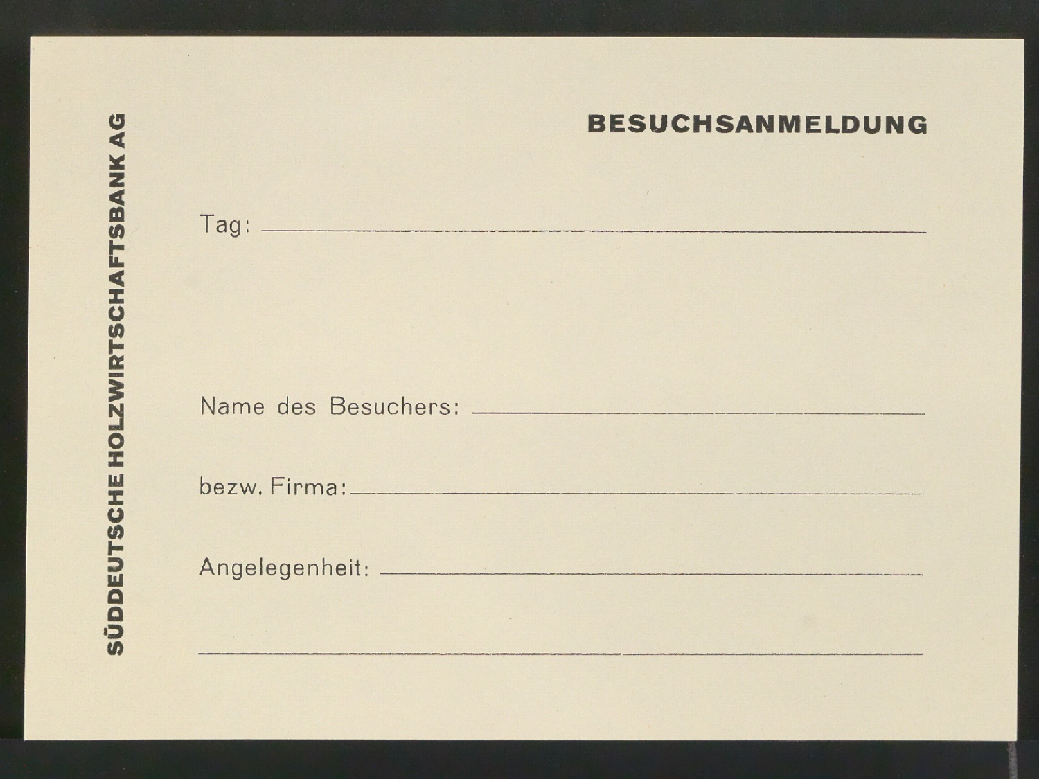 Corporate Design für die Süddeutsche Holzwirtschaftsbank AG — Blatt 7