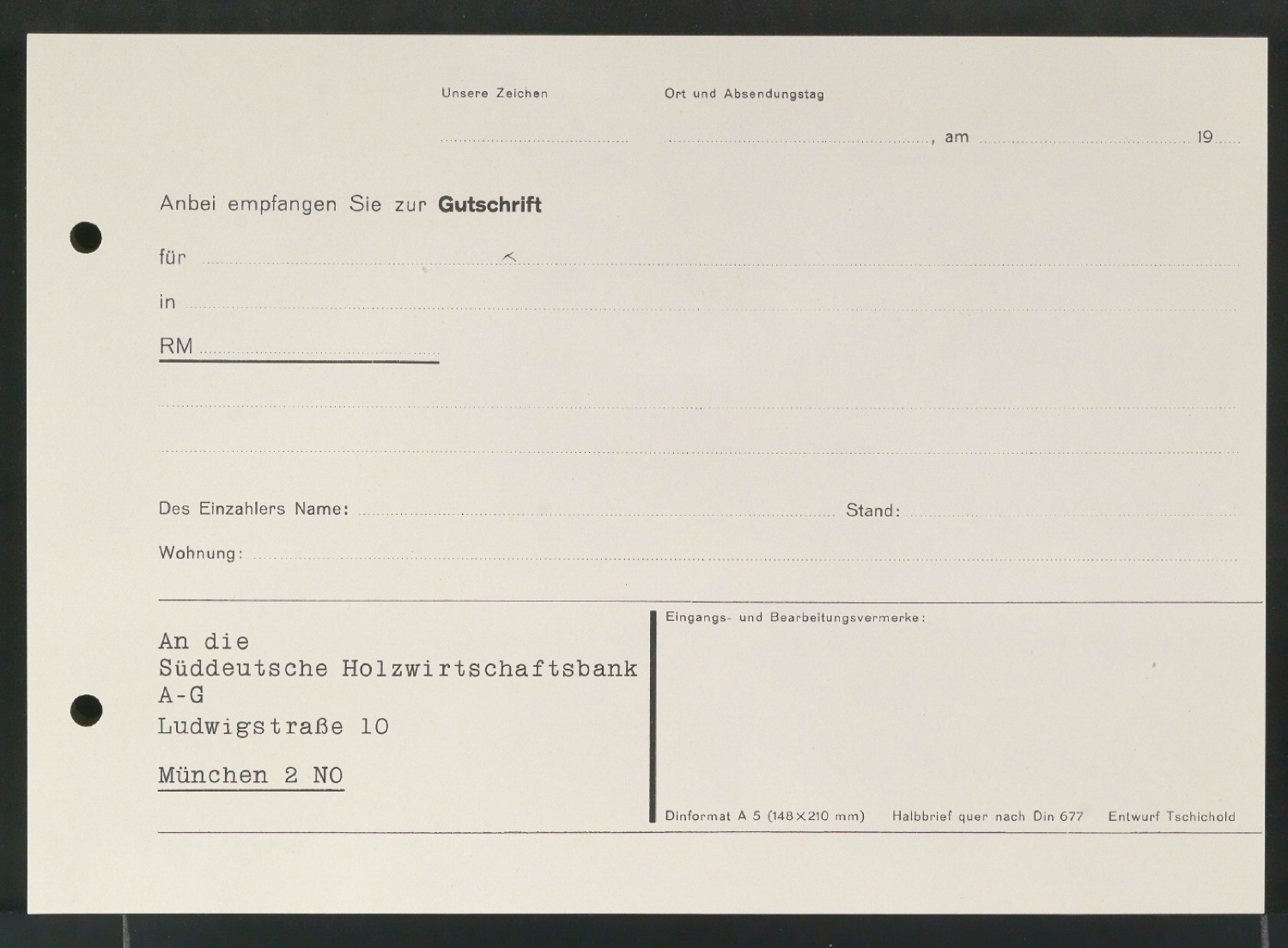 Corporate Design für die Süddeutsche Holzwirtschaftsbank AG — Blatt 13