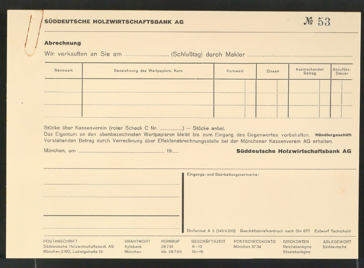 Corporate Design für die Süddeutsche Holzwirtschaftsbank AG — Blatt 23