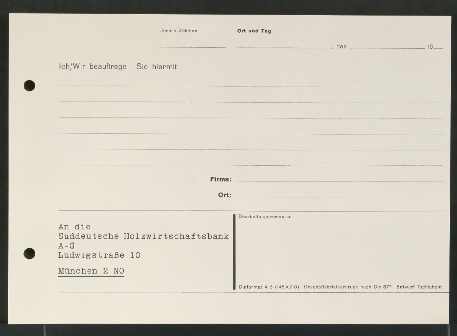 Corporate Design für die Süddeutsche Holzwirtschaftsbank AG — Blatt 25