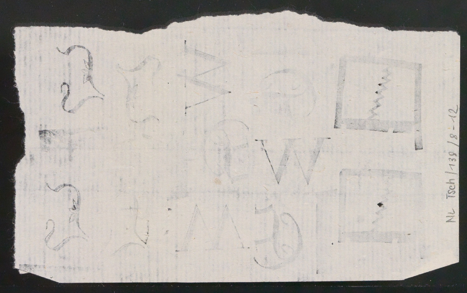Konvolut Probedrucke und Entwürfe für Exlibris und Firmenzeichen — Blatt 2