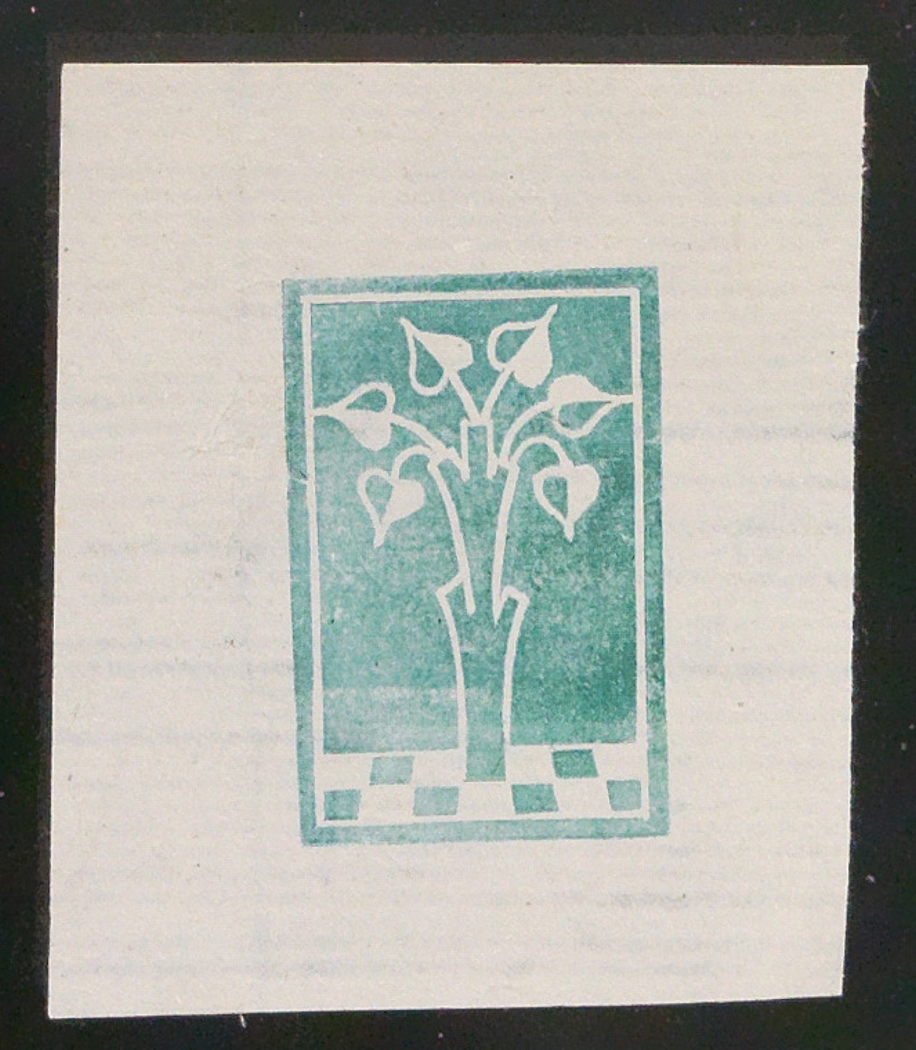 Konvolut Probedrucke und Entwürfe für Exlibris und Firmenzeichen — Blatt 19