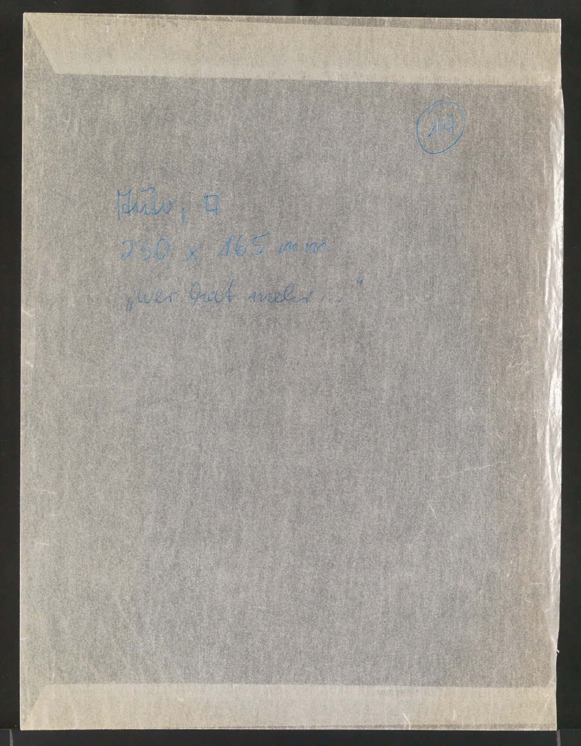 Klischee und Klischeeabzüge von Schriftübung mit einem Zitat von Romain Rolland — Blatt 5