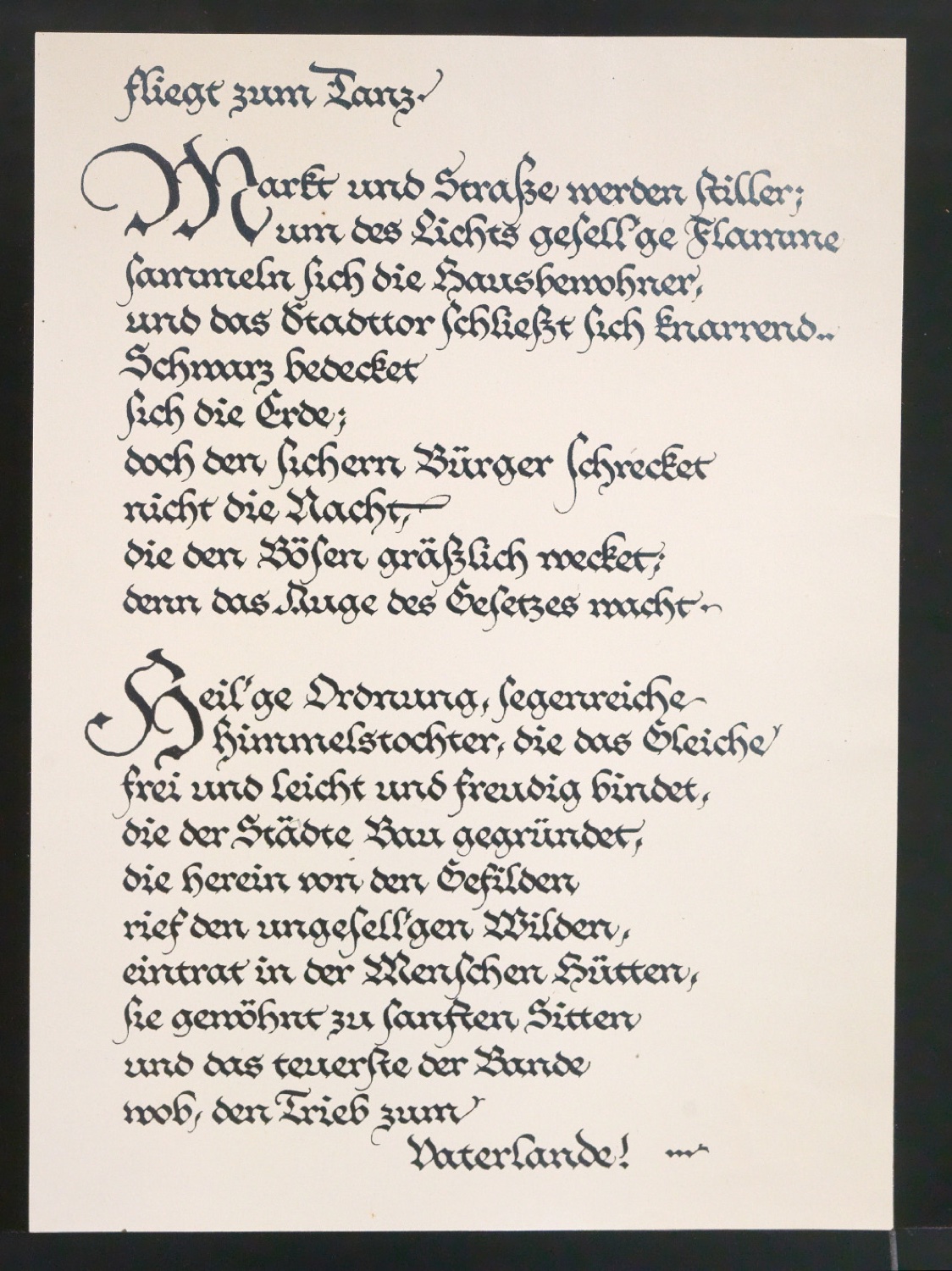 Konvolut Fotoabzüge von Buchseiten mit Kalligraphien von Jan Tschichold — Blatt 7