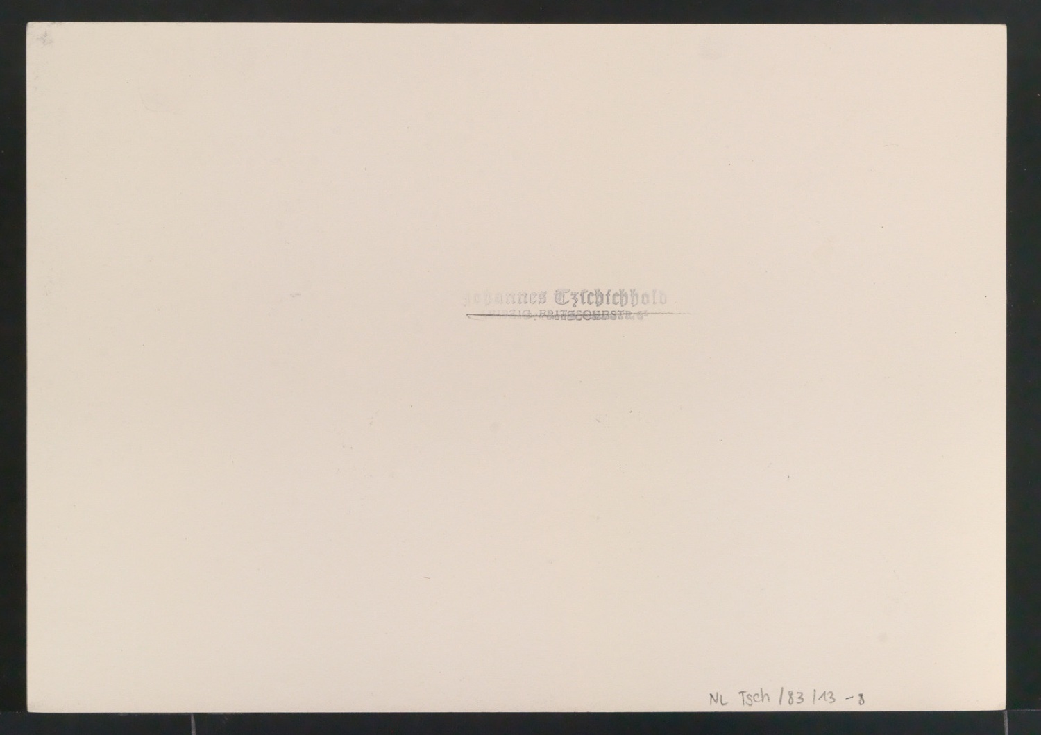 Konvolut Fotoabzüge von Buchseiten mit Kalligraphien von Jan Tschichold — Blatt 10