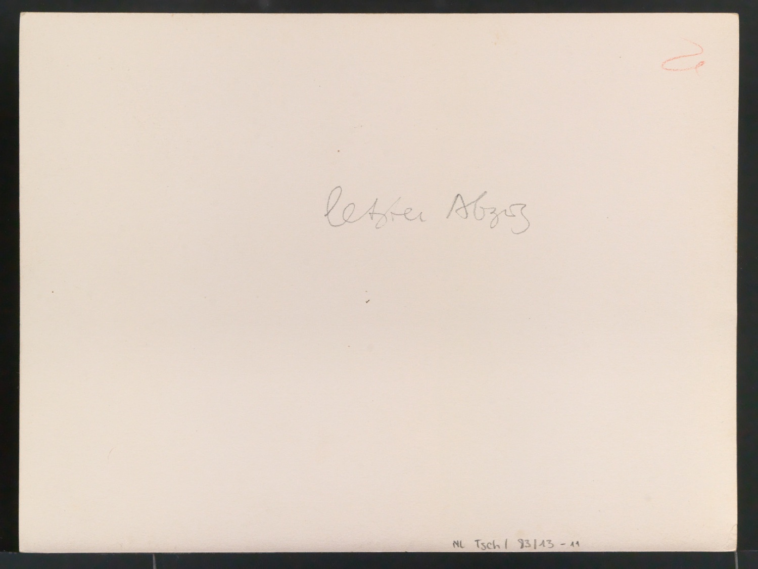 Konvolut Fotoabzüge von Buchseiten mit Kalligraphien von Jan Tschichold — Blatt 16