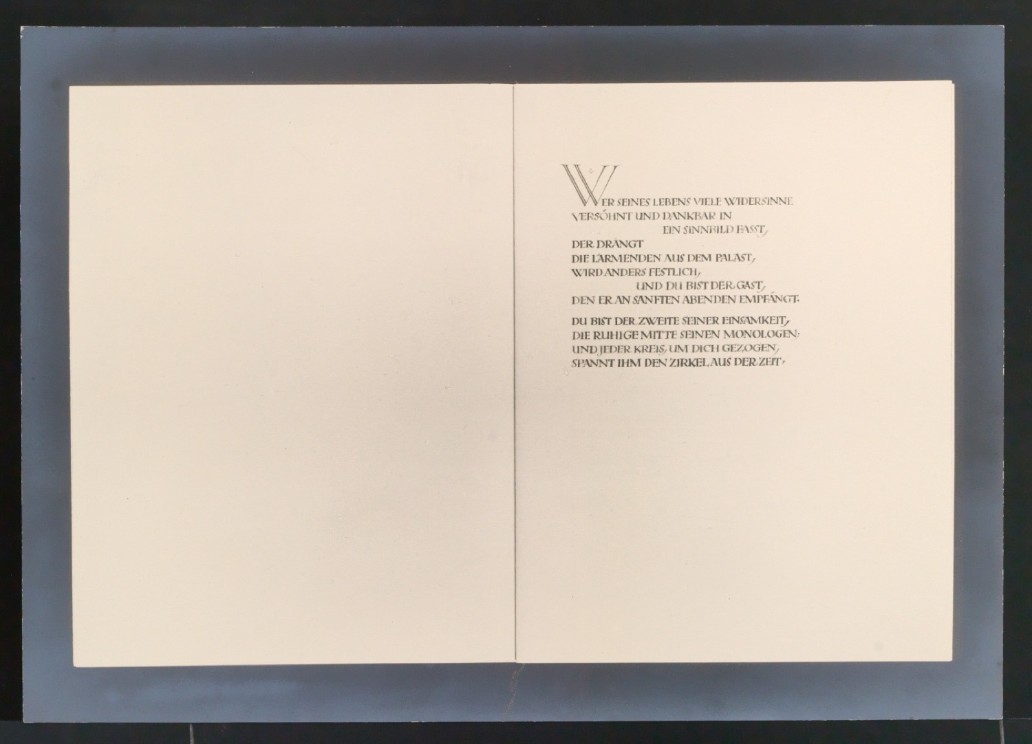 Konvolut Fotoabzüge von Buchseiten mit Kalligraphien von Jan Tschichold — Blatt 19