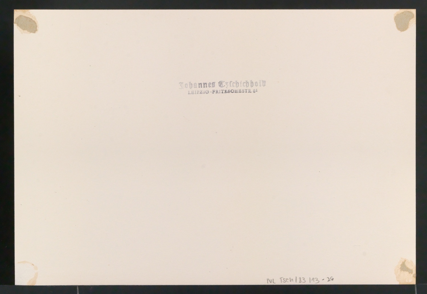 Konvolut Fotoabzüge von Buchseiten mit Kalligraphien von Jan Tschichold — Blatt 48