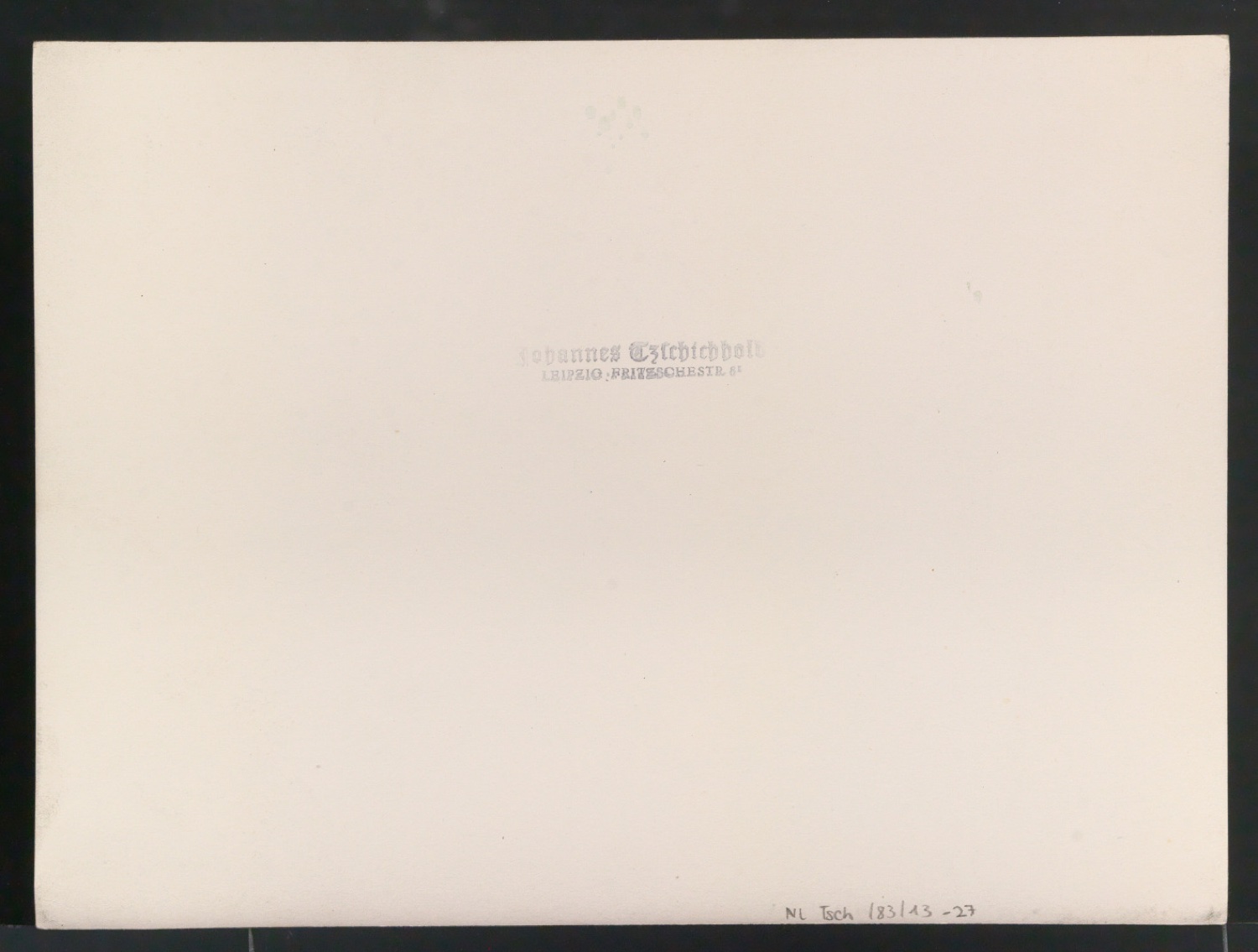 Konvolut Fotoabzüge von Buchseiten mit Kalligraphien von Jan Tschichold — Blatt 50
