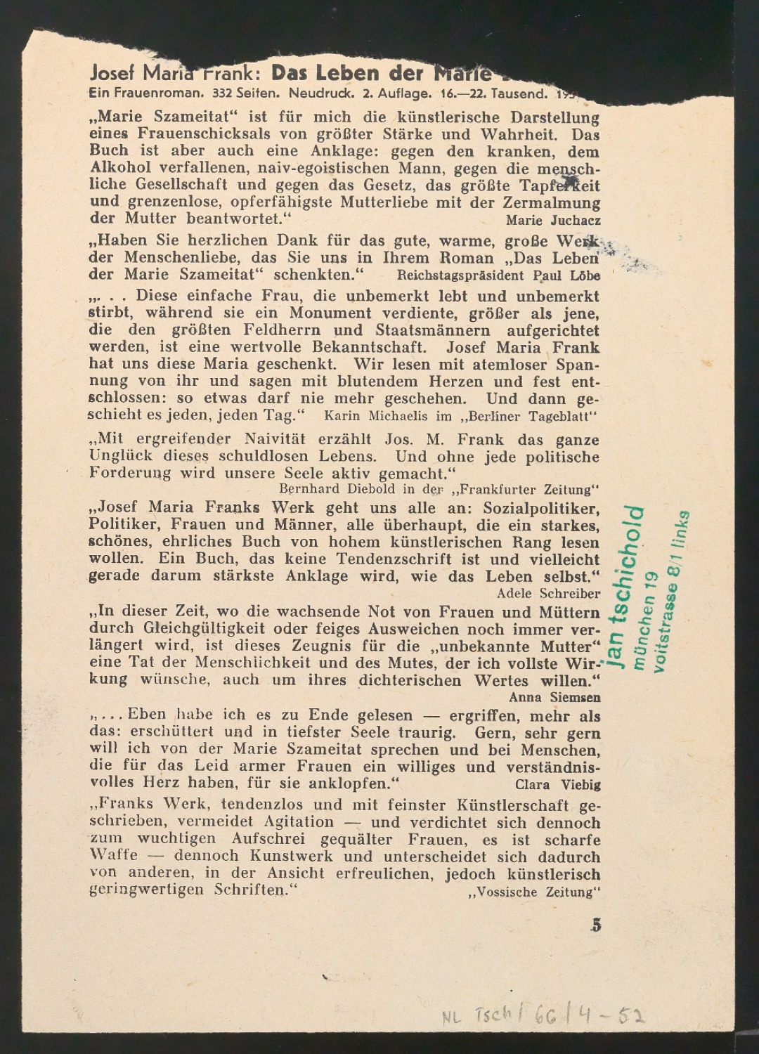 Konvolut Skizzen für Bucheinbände — Blatt 4