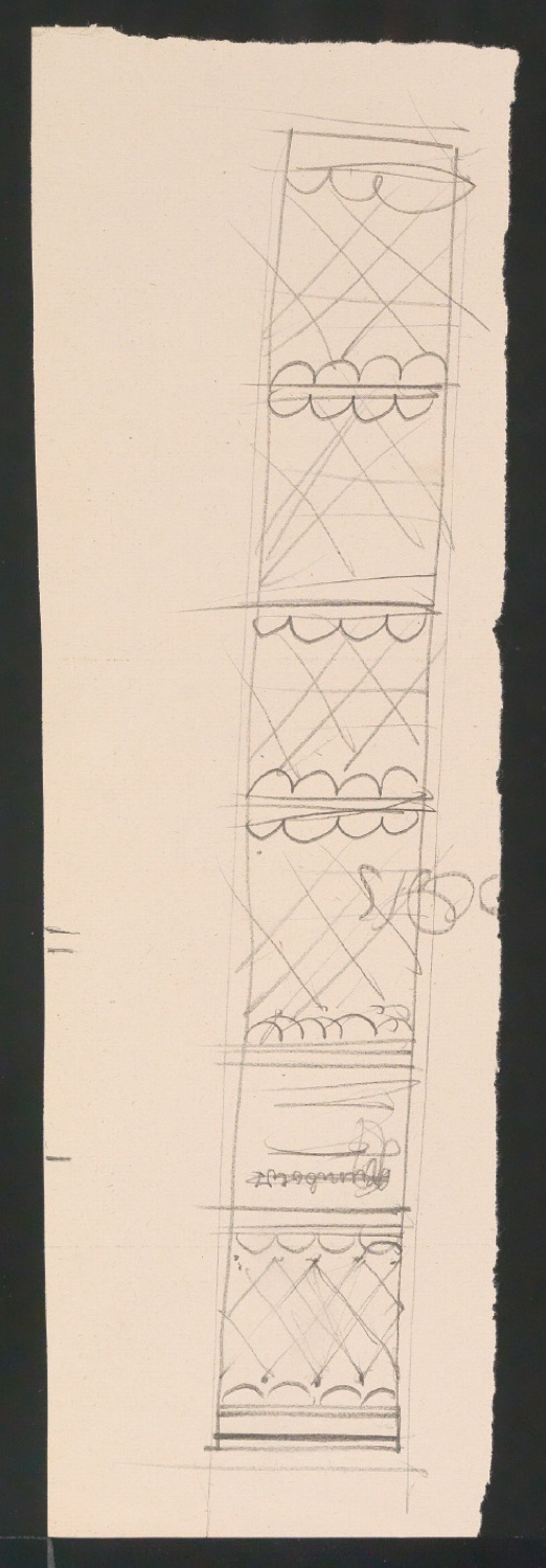 Konvolut Skizzen für Bucheinbände — Blatt 35