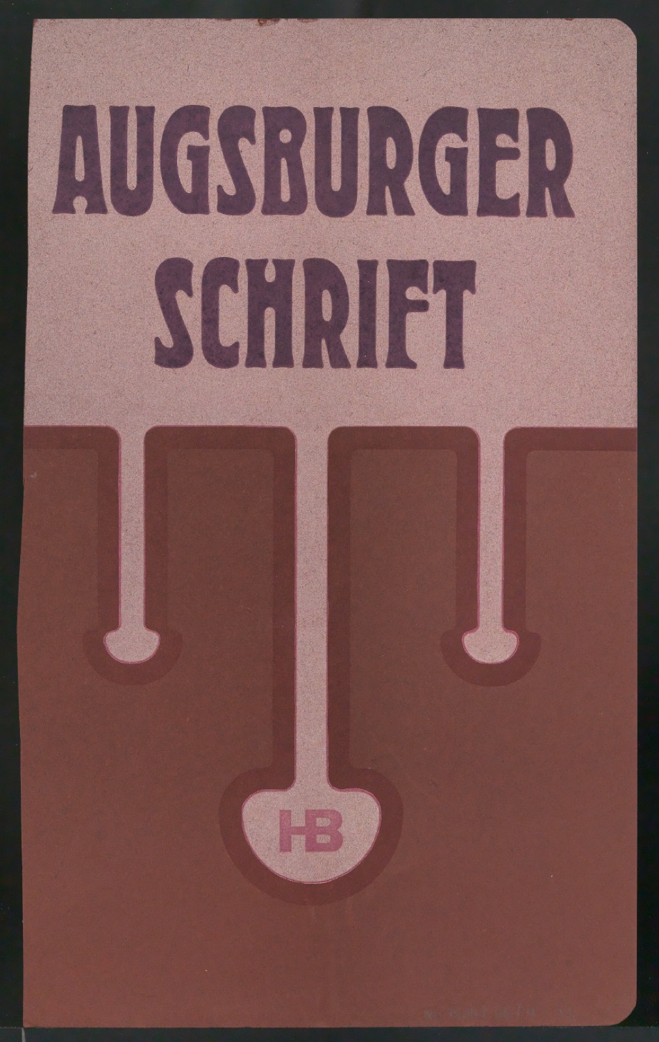 Konvolut Skizzen für Bucheinbände — Blatt 44