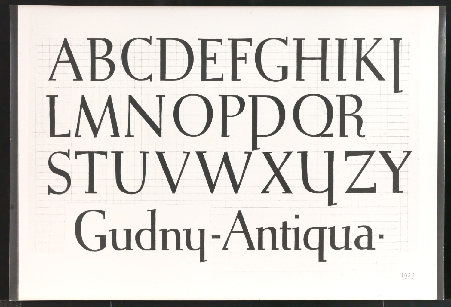 Fotoabzüge von Konvolut Kalligrafische Übungen, Schriftübungen — Blatt 7