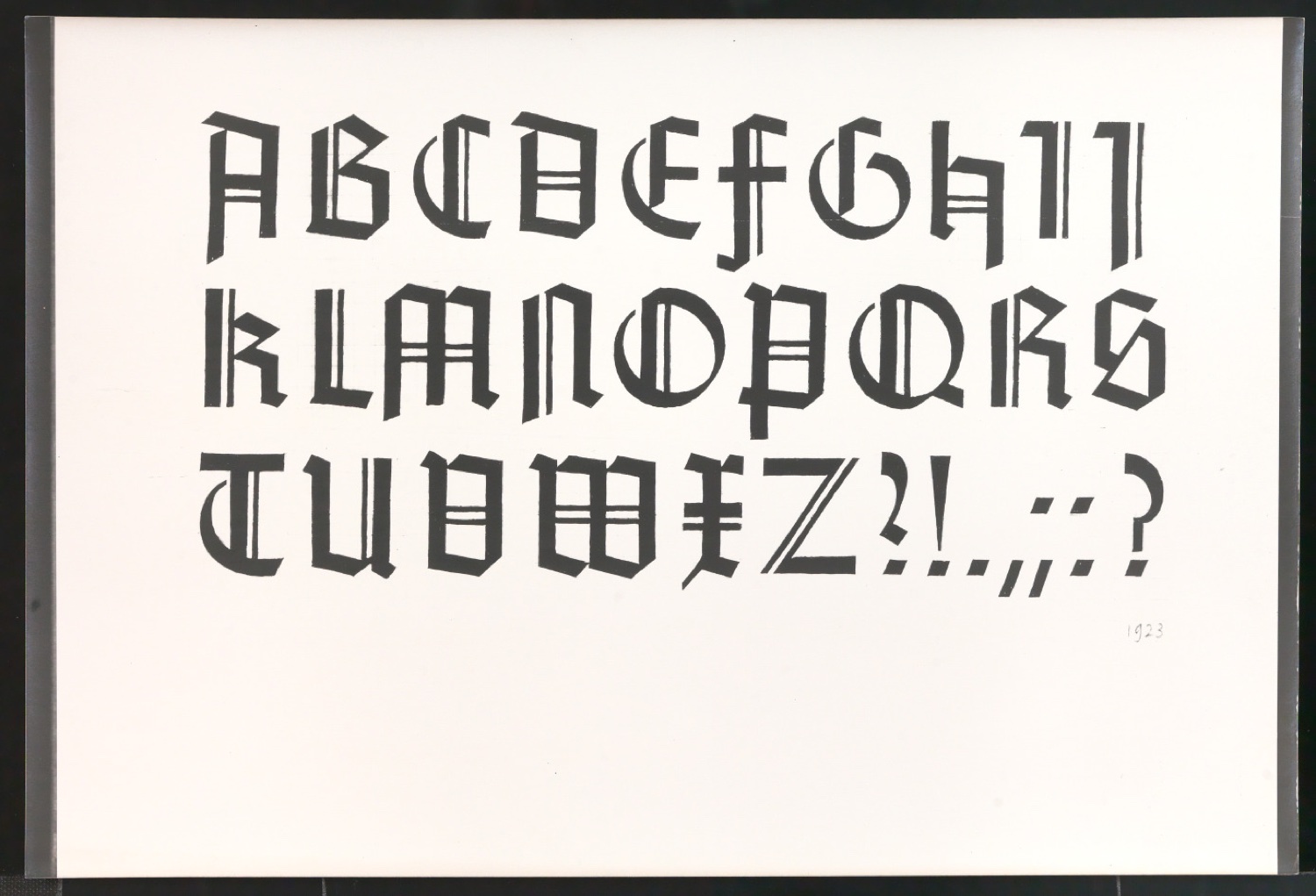 Fotoabzüge von Konvolut Kalligrafische Übungen, Schriftübungen — Blatt 15
