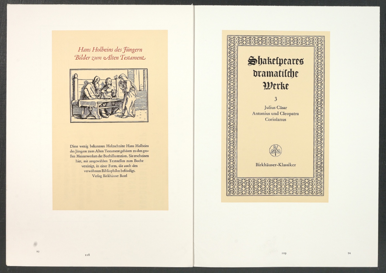 Druckbögen für den Abbildungsteil von Leben und Werk des Typographen Jan Tschichold — Blatt 27