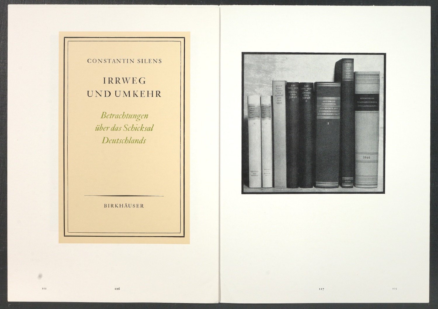 Druckbögen für den Abbildungsteil von Leben und Werk des Typographen Jan Tschichold — Blatt 31
