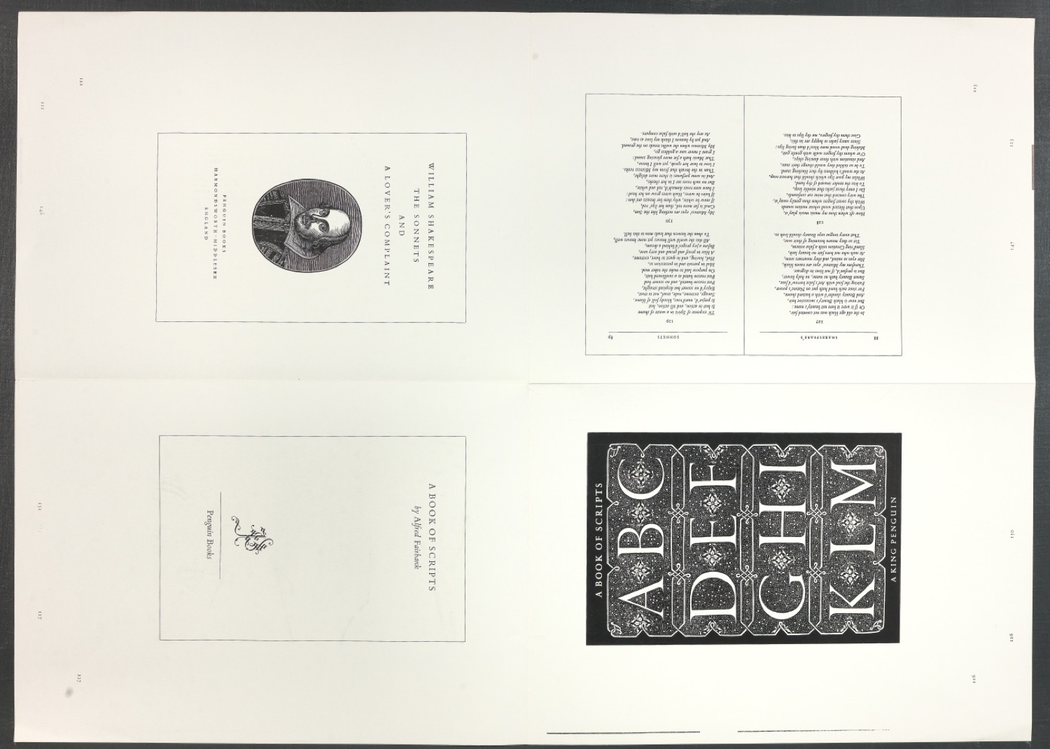 Druckbögen für den Abbildungsteil von Leben und Werk des Typographen Jan Tschichold — Blatt 41
