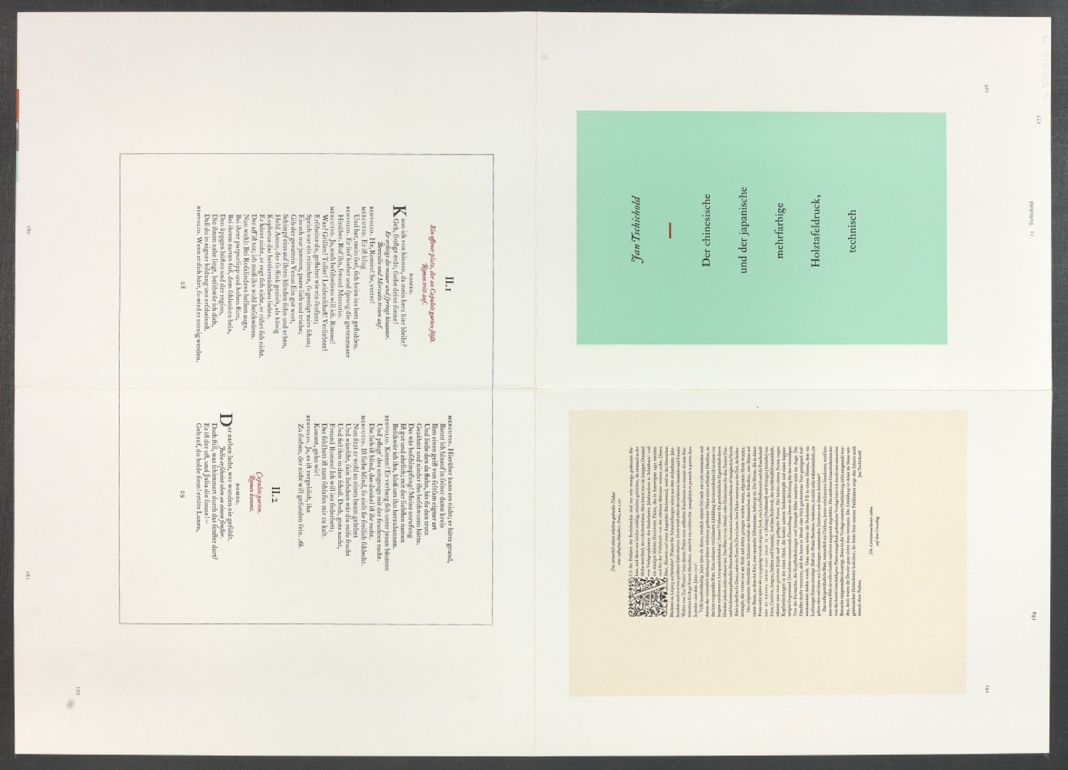 Druckbögen für den Abbildungsteil von Leben und Werk des Typographen Jan Tschichold — Blatt 46