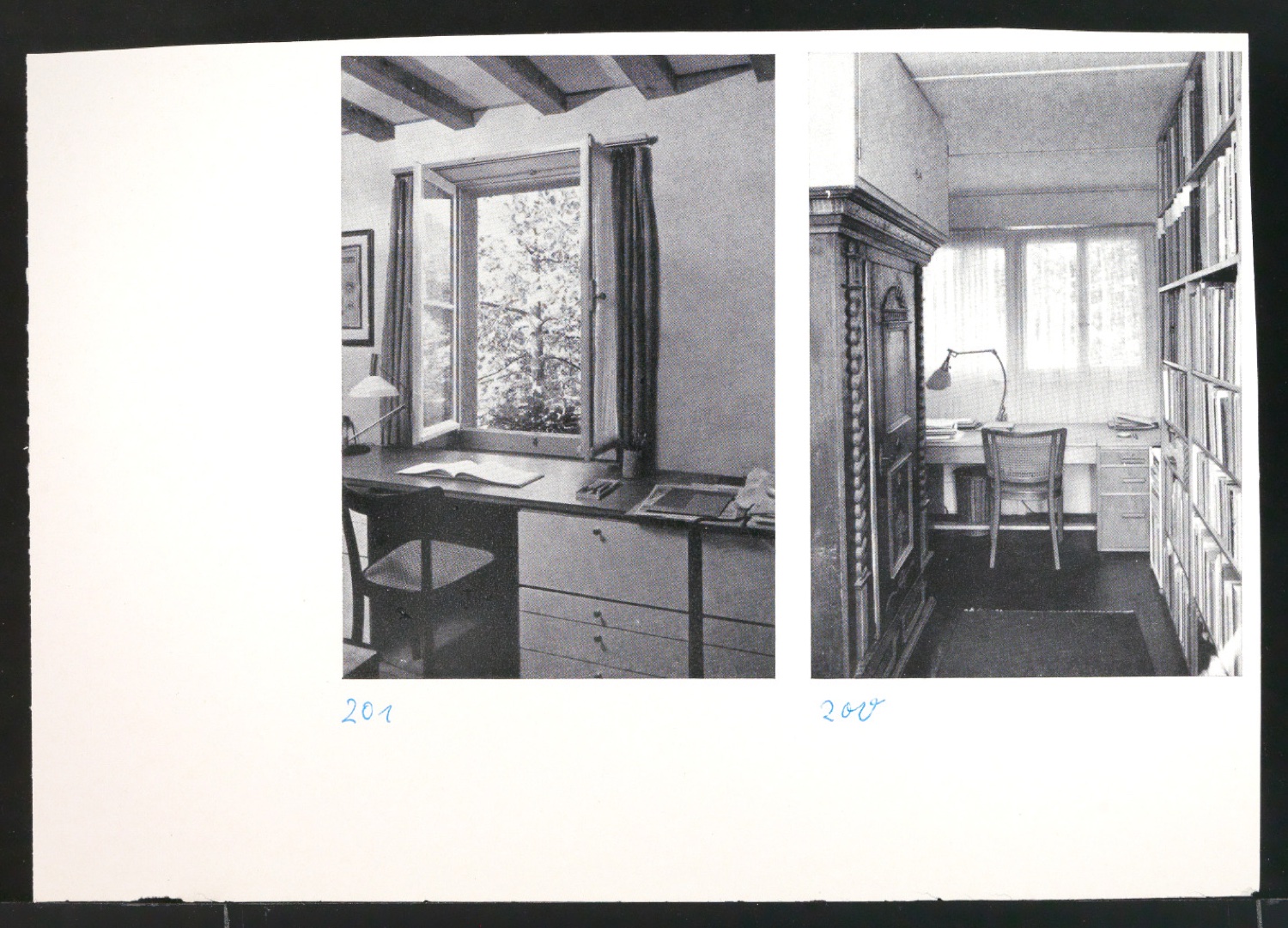 Druckfahnen für den Abbildungsteil von Leben und Werk des Typographen Jan Tschichold — Blatt 1