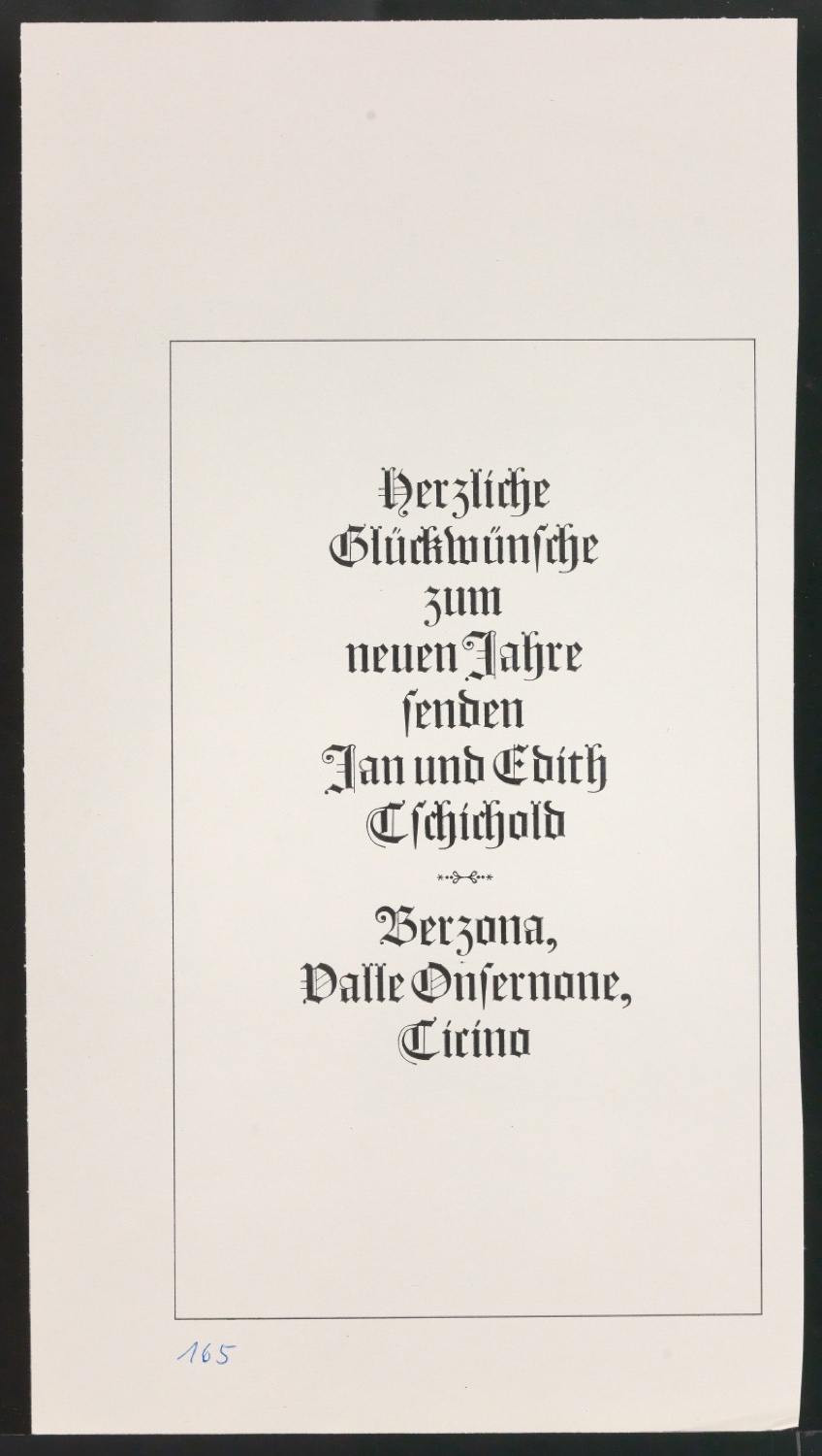 Druckfahnen für den Abbildungsteil von Leben und Werk des Typographen Jan Tschichold — Blatt 11