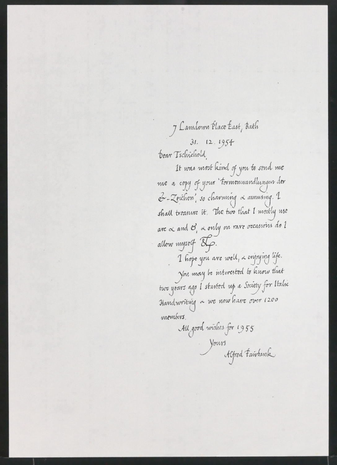 Druckfahnen für den Abbildungsteil von Leben und Werk des Typographen Jan Tschichold — Blatt 23